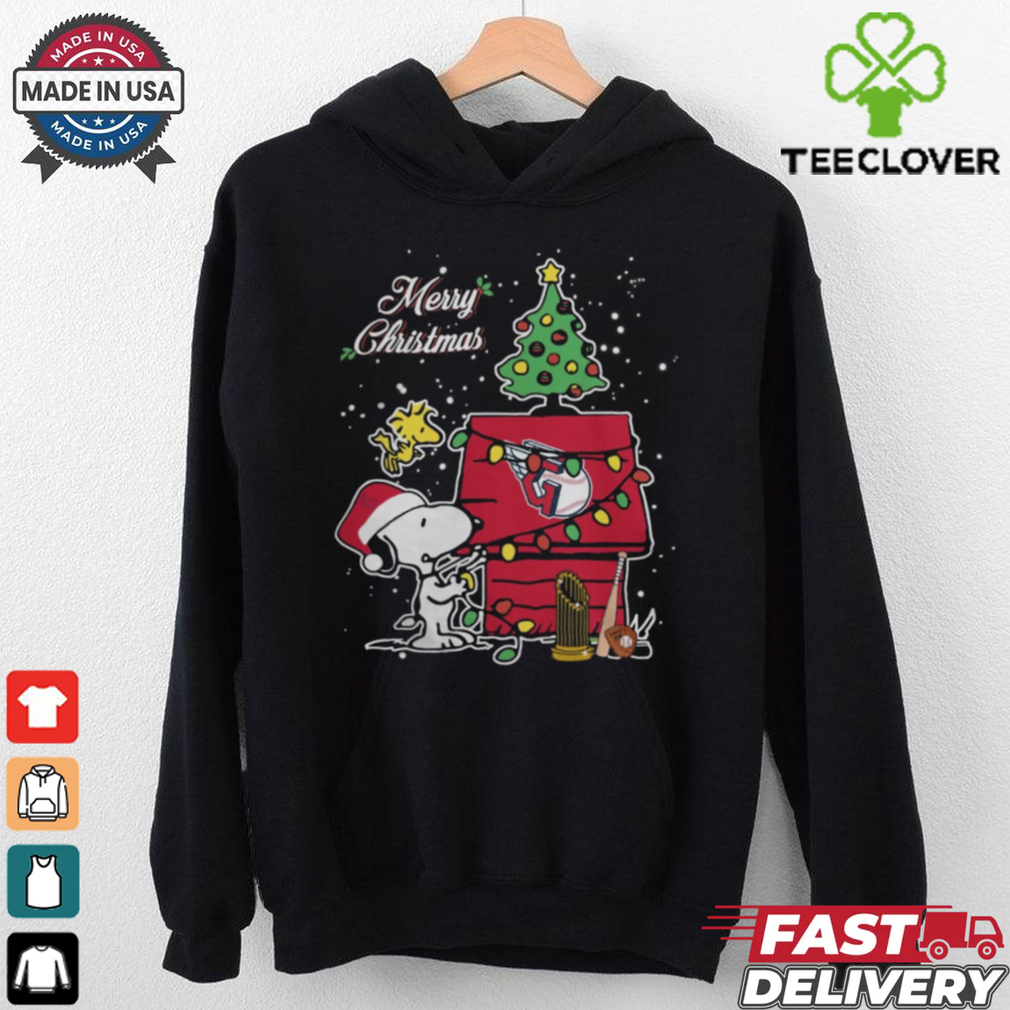 Merry Christmas With Snoopy Baby Cleveland Guardians T Shirt Merry Christmas With Snoopy Baby Cleveland Guardians T Shirt