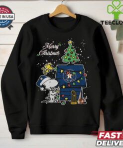 Merry Christmas With Snoopy Baby Houston Astros T Shirt