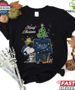 Merry Christmas With Snoopy Baby Tampa Bay Rays T Shirt