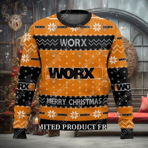 Merry Christmas Worx Power Tools Ugly Christmas Sweater