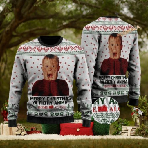 Merry Christmas Ya Filthy Animal Home Alone Christmas 3D Cute Ugly Christmas Sweater