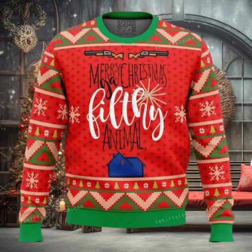 Merry Christmas Ya Filthy Animal Ugly Christmas Sweater