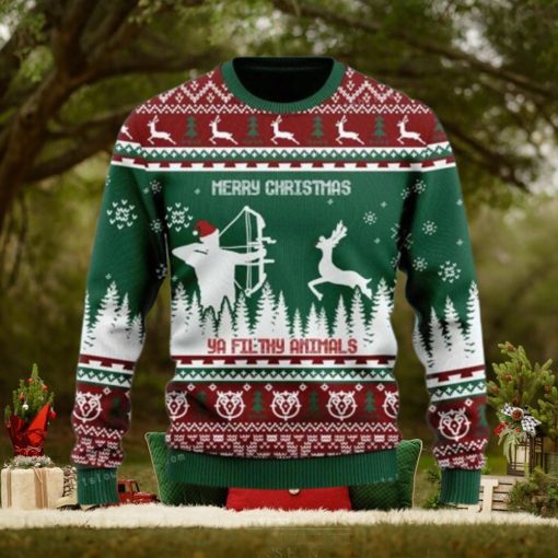 Merry Christmas Ya Filthy Animals Ugly Sweater