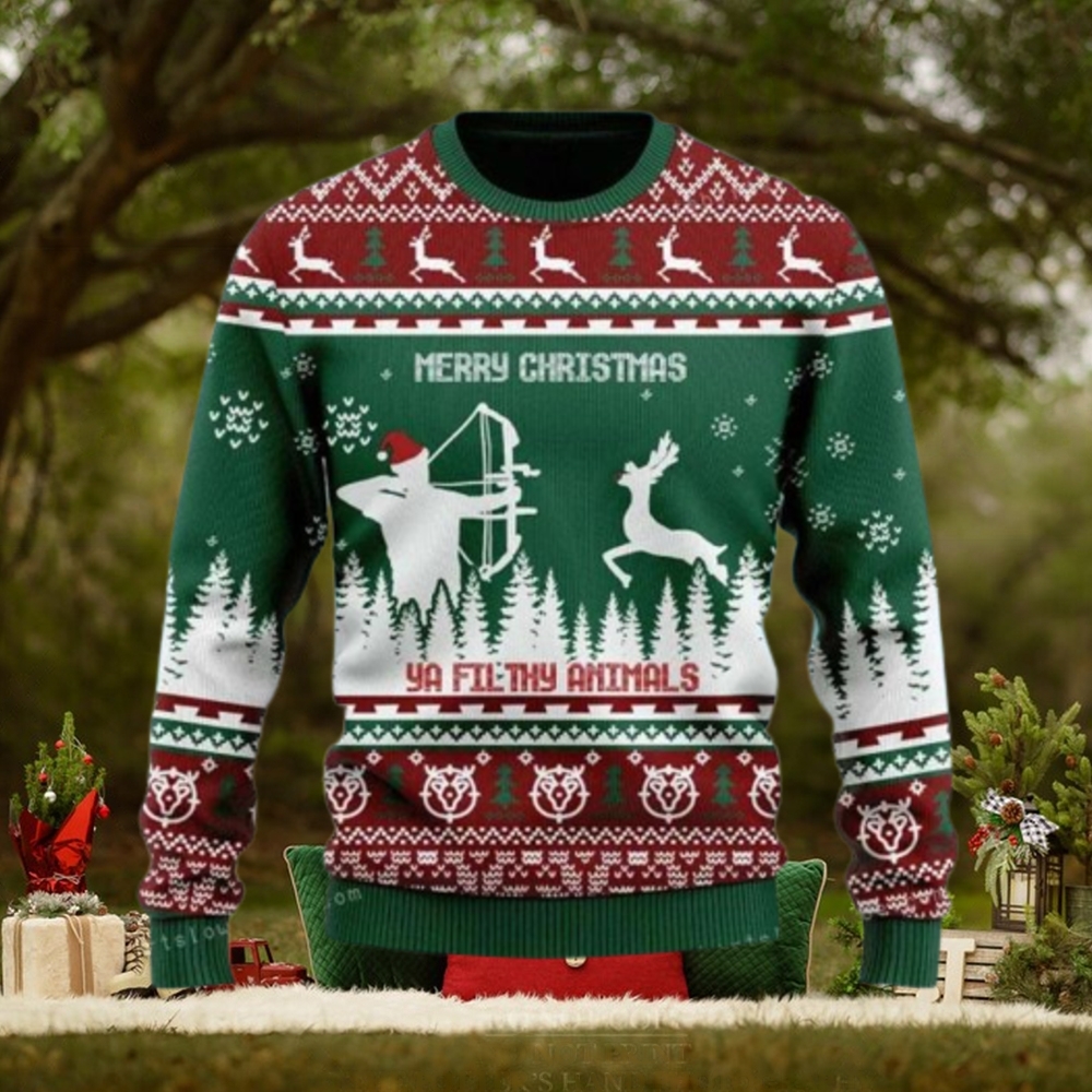 Merry Christmas Ya Filthy Animals Ugly Sweater Merry Christmas Ya Filthy Animals Ugly Sweater