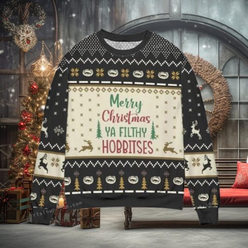 Merry Christmas You Filthy Hobbitses Christmas Ugly Sweater Party