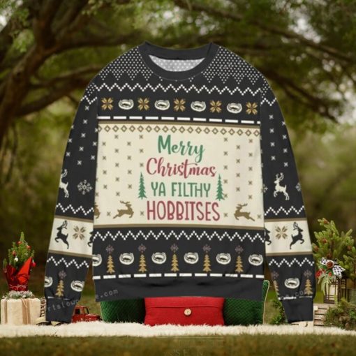 Merry Christmas You Filthy Hobbitses Christmas Ugly Sweater Party