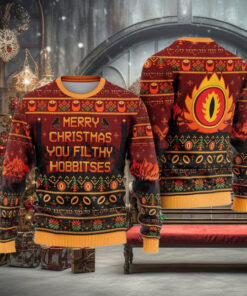 Merry Christmas You Filthy Hobbitses Ugly Christmas Sweater