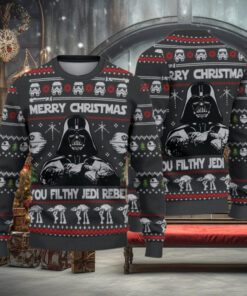 Merry Christmas You Filthy Jedi Rebel Ugly Sweater