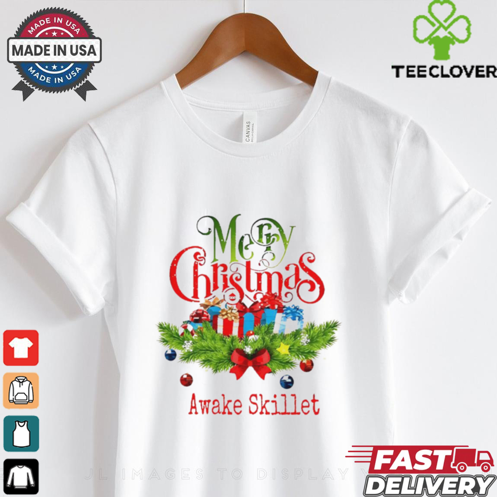 Merry Christmas awake skillet shirt Merry Christmas awake skillet shirt
