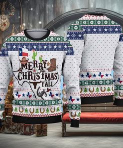 Merry Christmas from Texas Y’all Ugly Christmas Sweater