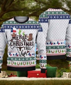 Merry Christmas from Texas Y’all Ugly Christmas Sweater