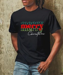 Merry Christmas green red text hoodie, sweater, longsleeve, shirt v-neck, t-shirt