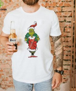 Merry Christmas grinch wreath merry grinchmas shirt