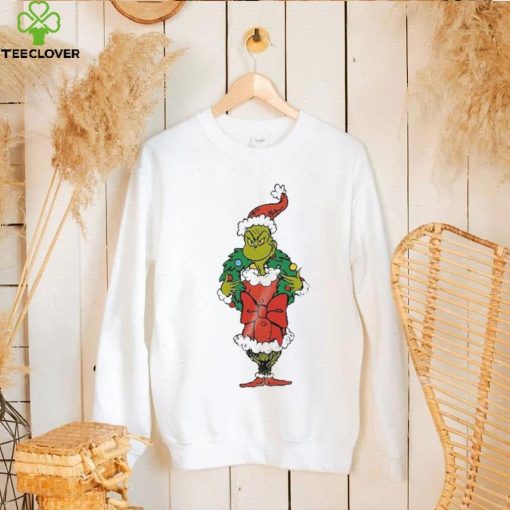 Merry Christmas grinch wreath merry grinchmas hoodie, sweater, longsleeve, shirt v-neck, t-shirt