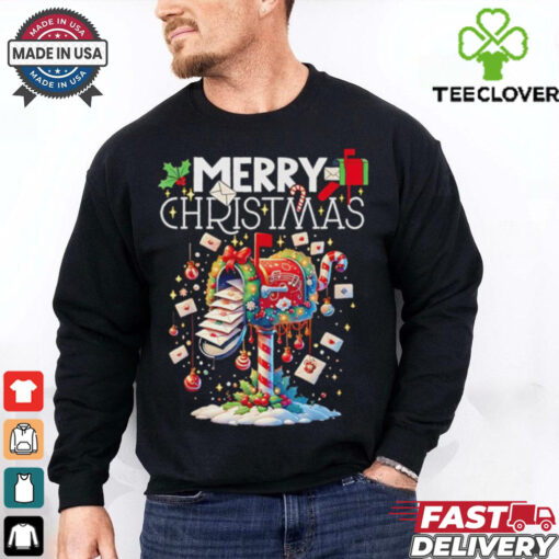 Merry Christmas postal worker shirt