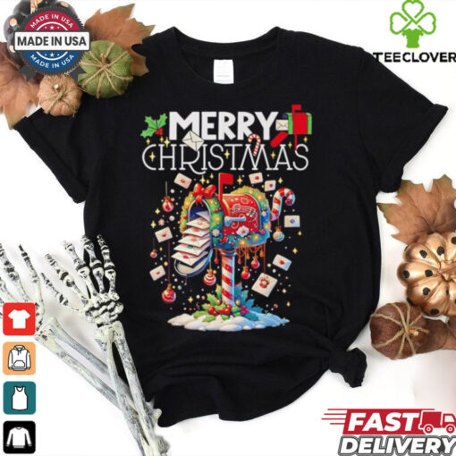 Merry Christmas postal worker shirt