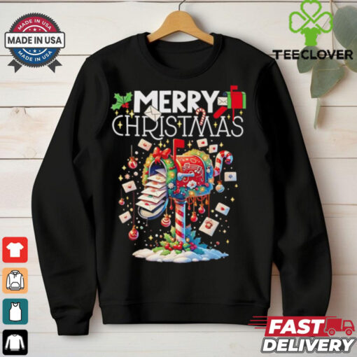 Merry Christmas postal worker shirt