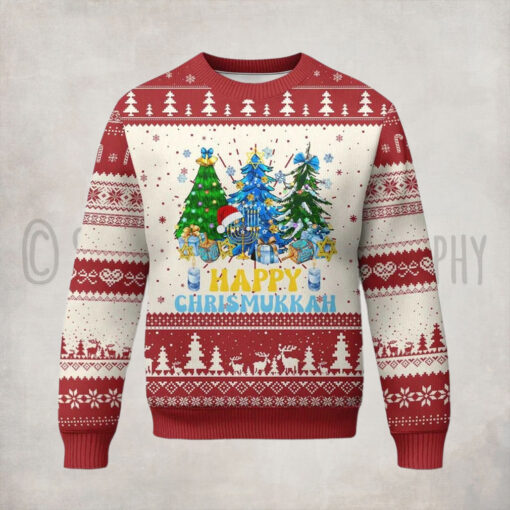 Merry Christmukkah Jewish Ugly Christmas Sweater