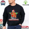 Skeleton Santa drive Volkswagen car Christmas shirt