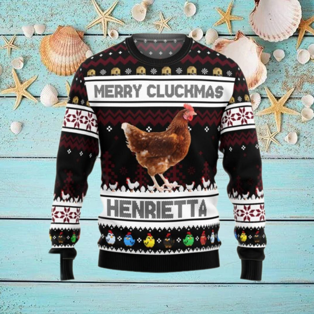 Merry Cluckmas Chicken Farmers Clucker Bird Personalized Photo Ugly Sweater Merry Cluckmas Chicken Farmers Clucker Bird Personalized Photo Ugly Sweater