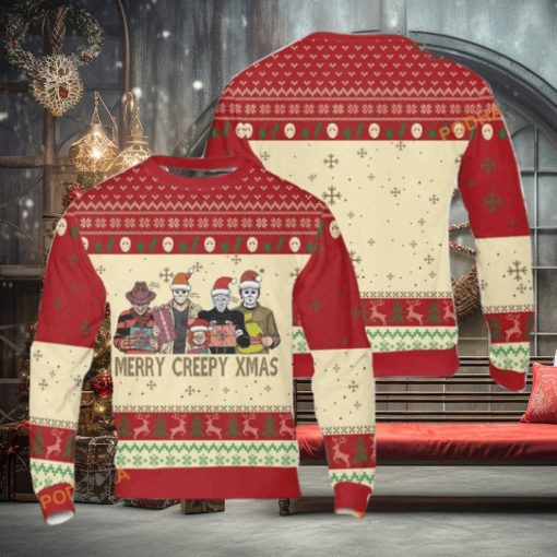 Merry Creepy Xmas Cute Ugly Christmas Sweater