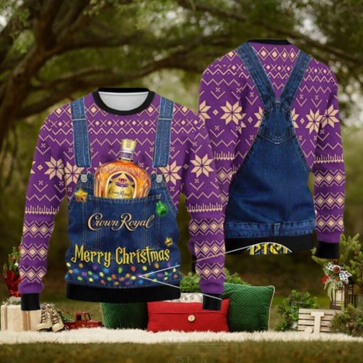 Merry Crown Royal Ugly Christmas Sweater For Men And Women