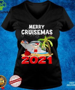 Merry Cruisemas 2021 Christmas Santa Claus Cruise T Shirt hoodie, sweater Shirt