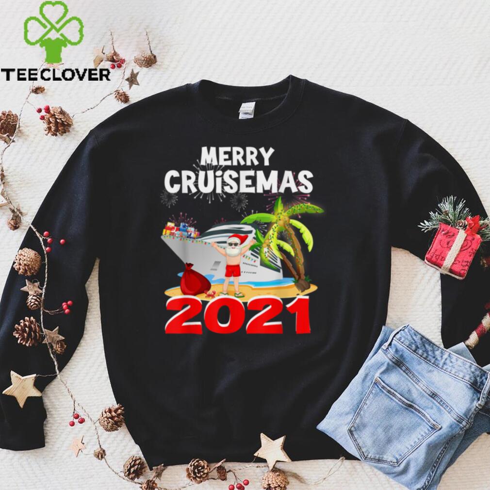 Merry Cruisemas 2021 Christmas Santa Claus Cruise T Shirt hoodie, sweater Shirt