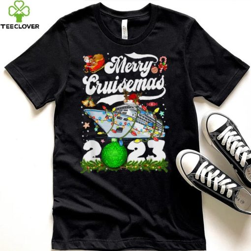Merry Cruisemas Family Cruise Christmas 2023 Funny T Shirt