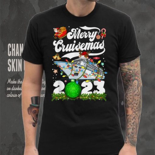 Merry Cruisemas Family Cruise Christmas 2023 Funny T Shirt