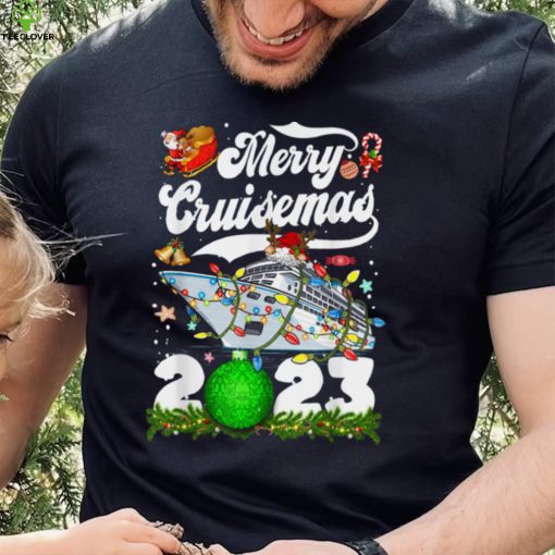 Merry Cruisemas Family Cruise Christmas 2023 Funny T Shirt