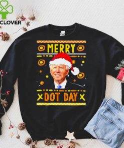 Merry Dot Day Santa Joe Biden Ugly Christmas Sweater