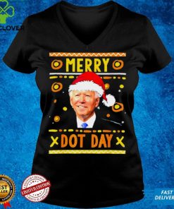 Merry Dot Day Santa Joe Biden Ugly Christmas Sweater