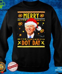 Merry Dot Day Santa Joe Biden Ugly Christmas Sweater