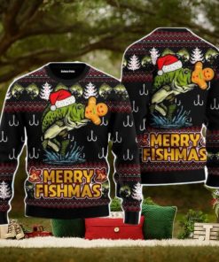 Merry Fishmas Christmas Unisex Ugly Sweater Special Gift For Men Women
