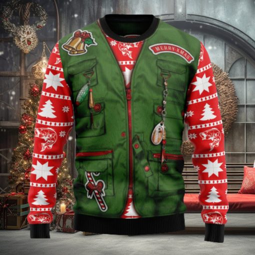 Merry Fishmas Ugly Christmas Sweater Thankgiving Gift Men Women
