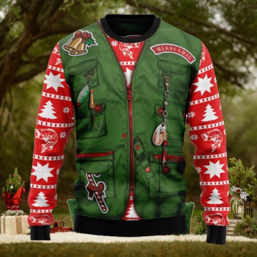 Merry Fishmas Ugly Christmas Sweater Thankgiving Gift Men Women
