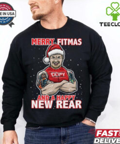 Merry Fitmas and a Happy New Rear shirt