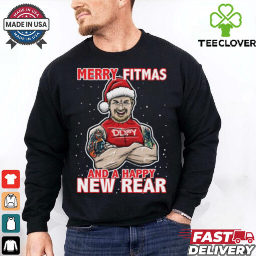 Merry Fitmas and a Happy New Rear shirt
