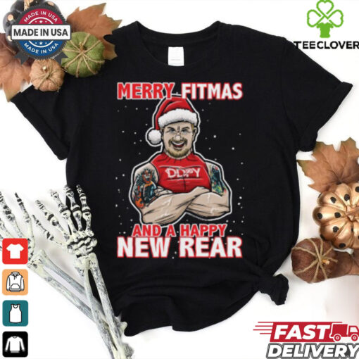Merry Fitmas and a Happy New Rear shirt