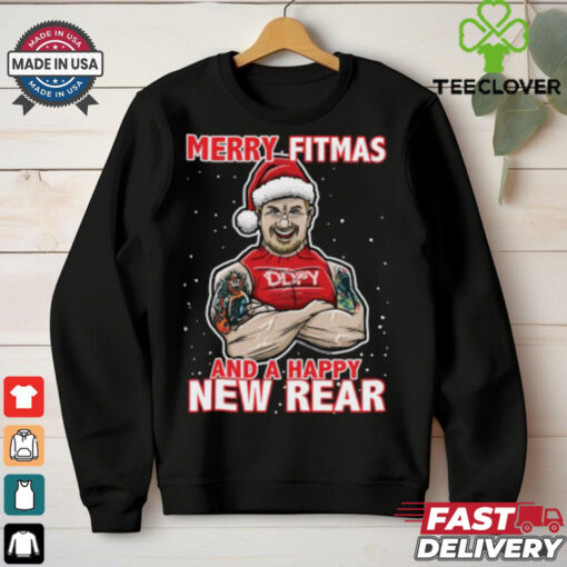 Merry Fitmas and a Happy New Rear shirt