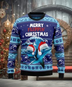 Merry Flippin’s Ugly Christmas Sweater Gift For Men Women