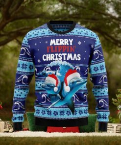 Merry Flippin’s Ugly Christmas Sweater Gift For Men Women