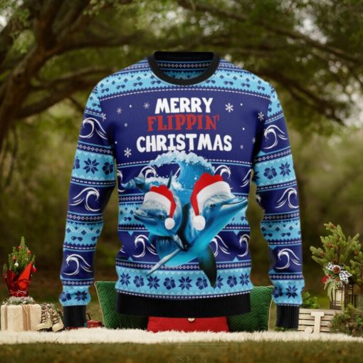 Merry Flippin’s Ugly Christmas Sweater Gift For Men Women