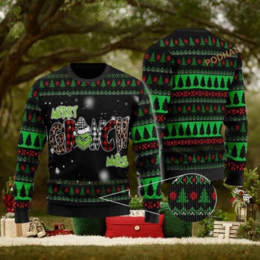 Merry Grinch Mas Xmas Party 3D Cute Ugly Christmas Sweater