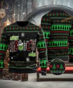 Merry Grinch Mas Xmas Party 3D Cute Ugly Christmas Sweater