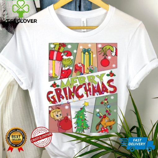 Merry Grinchmas Santa Grinch give Christmas gifts Shirt