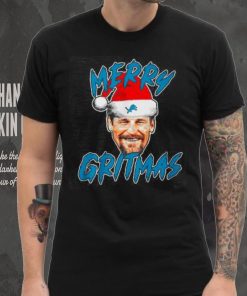 Merry Gritmas Lion Detroit Shirt