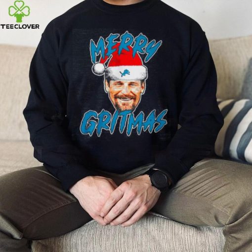 Merry Gritmas Lion Detroit Shirt