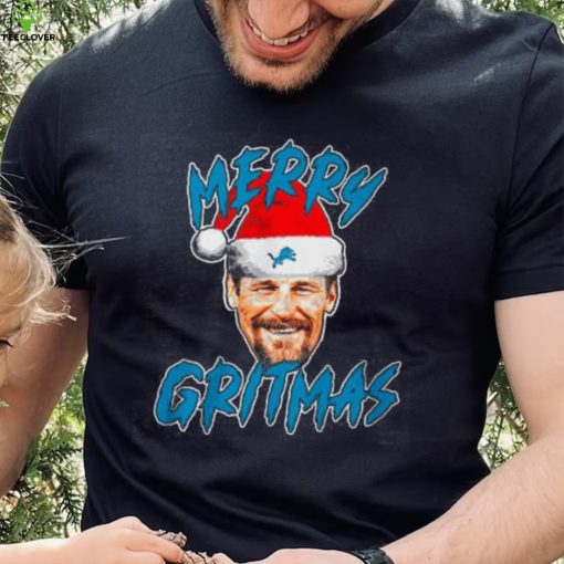 Merry Gritmas Lion Detroit Shirt